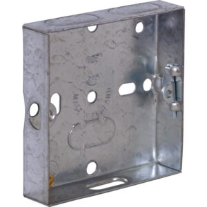 Made4Trade Metal Back Box 1 Gang 16mm