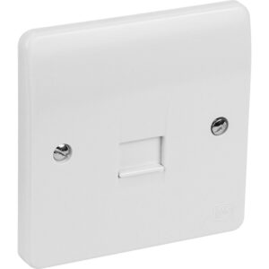 MK Telephone Socket 1 Gang Slave