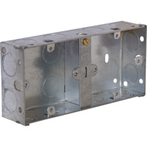 Made4Trade Metal Back Box Dual 35mm