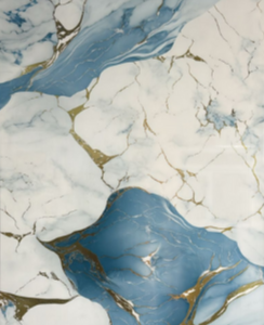 Blue Gold Marble