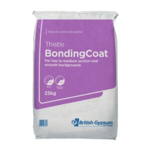 British Gypsum Thistle Bonding Coat Undercoat Plaster – 25kg Bag