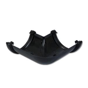 112MM Half-Round Gutter Angle 135 Deg (Black)