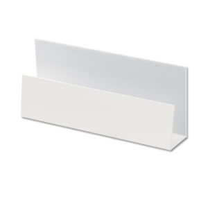 White uPVC Cladding J-Trim10mmx5MTR